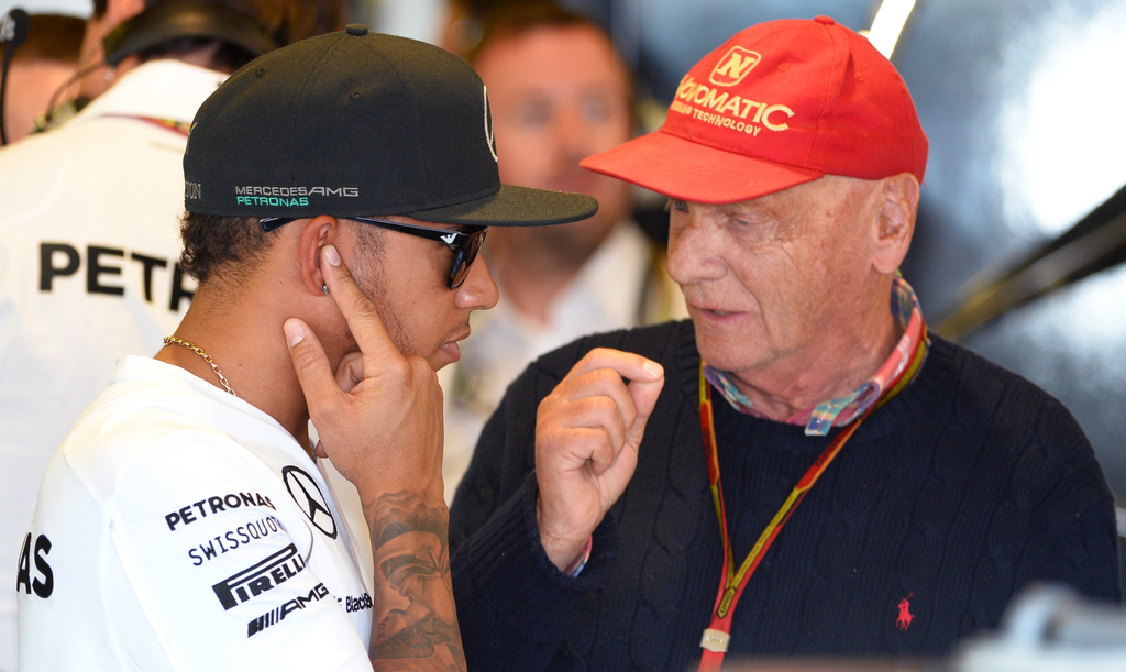 Forma-1, Niki Lauda, Lewis Hamilton, Mercedes-AMG Petronas, Ausztrál Nagydíj 2014 