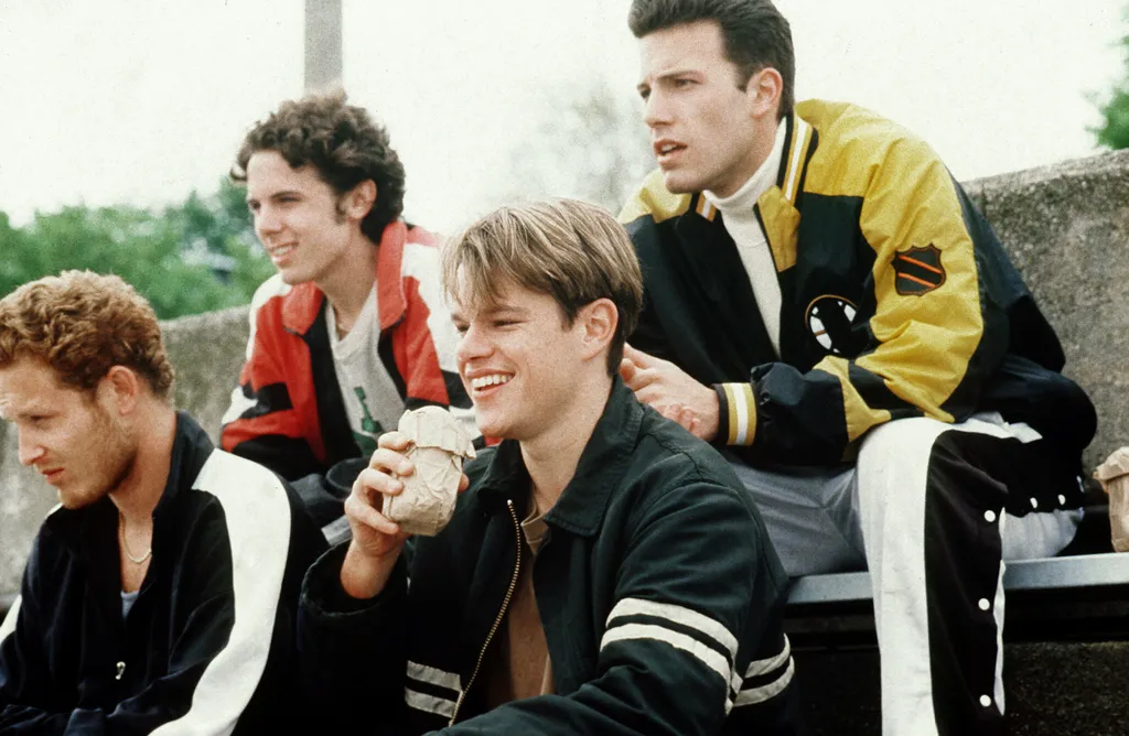 Cole Hauser, Casey Affleck, Matt Damon, Ben Affleck a Good Will Hunting című filmben 