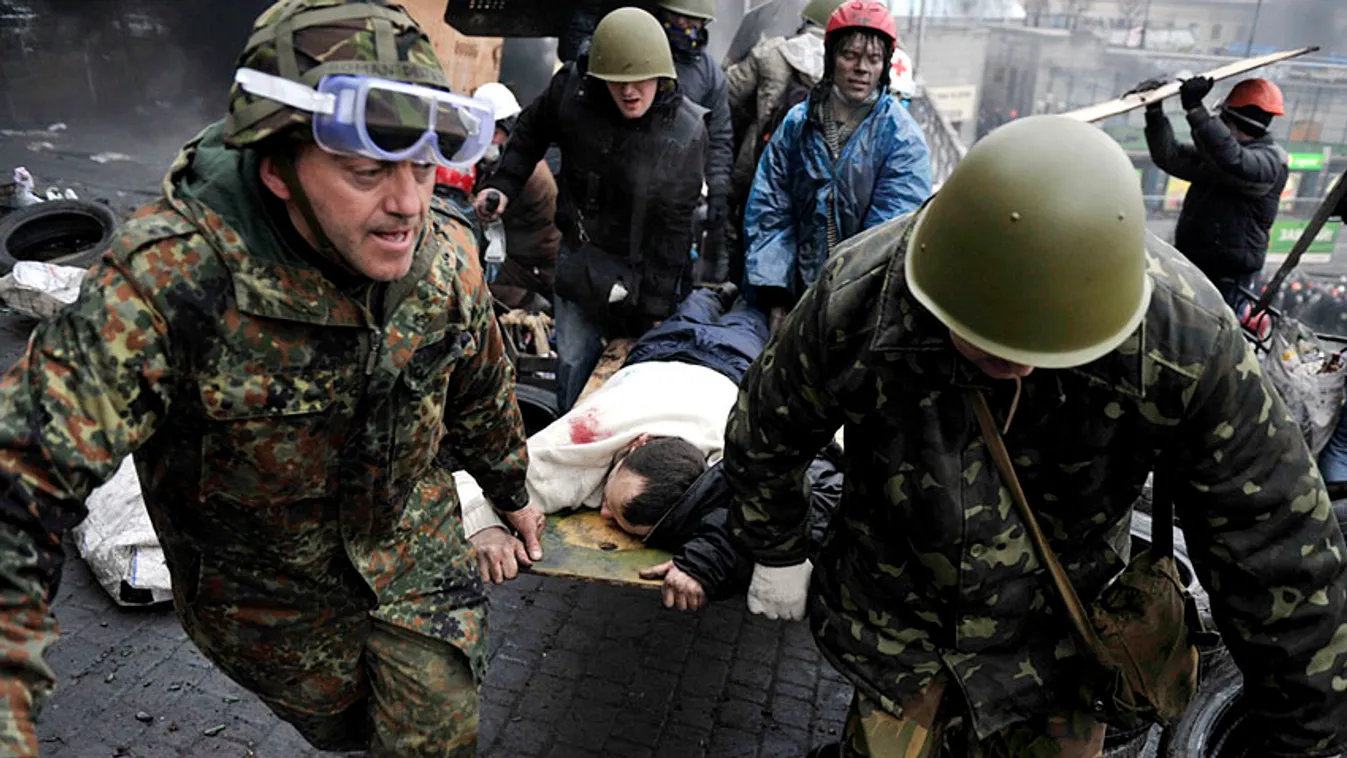 Harc Kijevben, ukrán tüntetés 