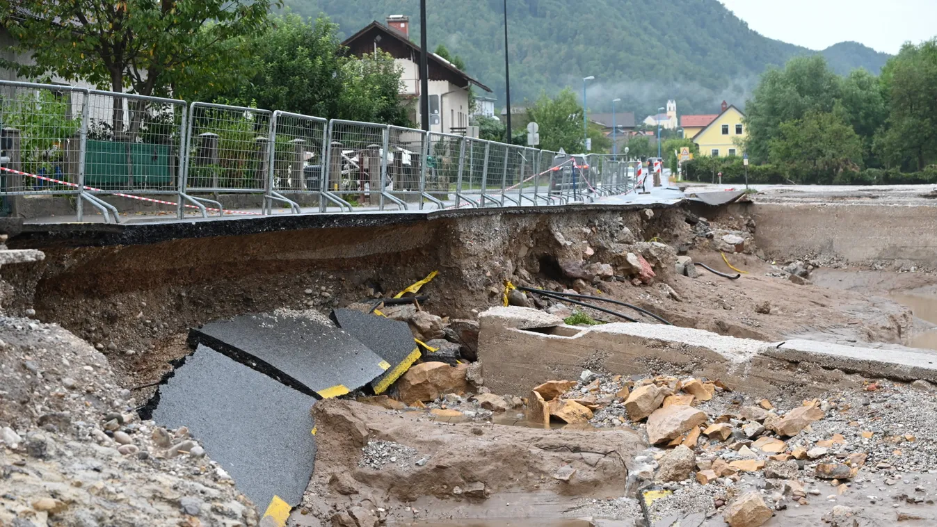 árvíz, szlovénia, 2023 augusztus 