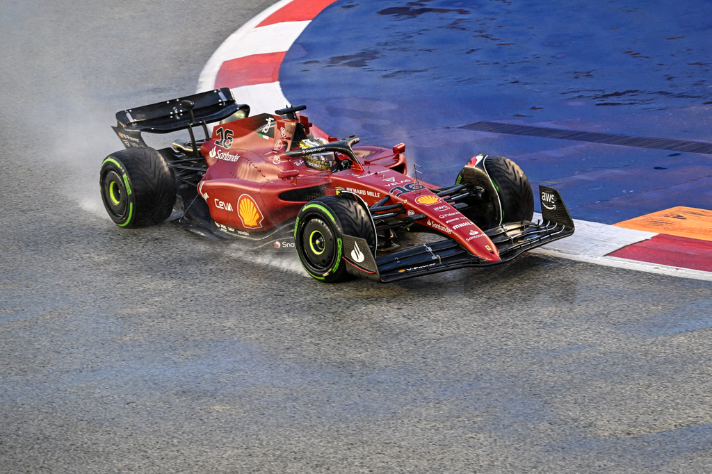 Forma-1, Charles Leclerc, Ferrari, Szingapúri Nagydíj 2022, szombat 