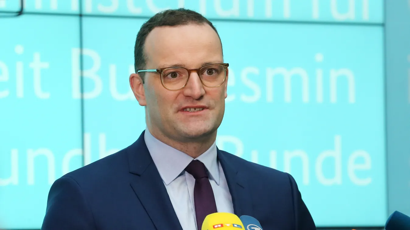 Statement by Spahn after cabinet meeting POLITICS GOVERNMENT MEDICINE AND HEALTH brb lbn 