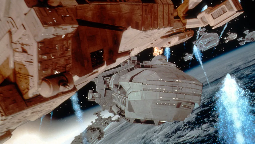 Starship Troopers (1997) USA Cinema vaisseau spatial astronef Horizontal 