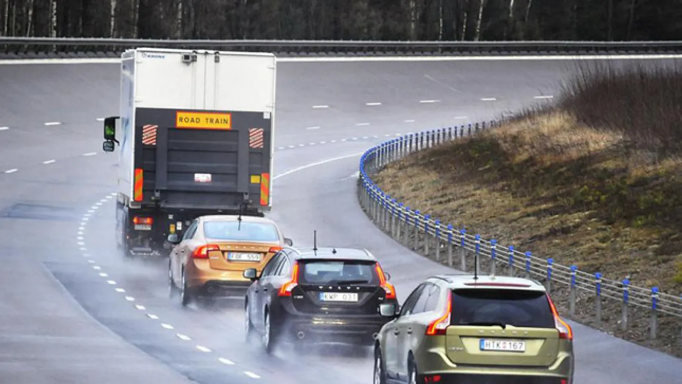 sartre volvo autóvonat autó konvoj