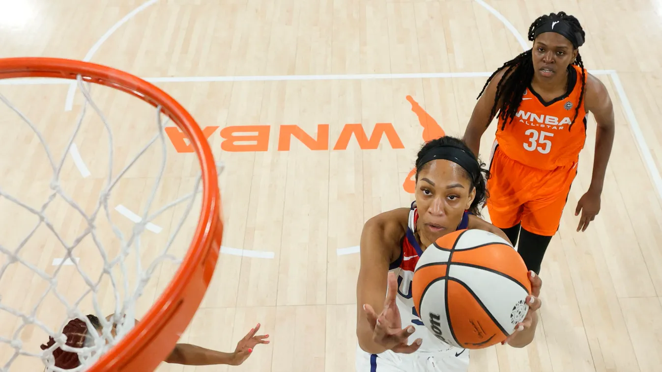 WNBA All-Star Game GettyImageRank3 Basketball - Sport USA Nevada Las Vegas The Olympic Games Taking a Shot - Sport Photography Making A Basket - Scoring WNBA Women's Basketball Mandalay Bay Events Center USA Women Olympic Team National Team Team WNBA Jonq