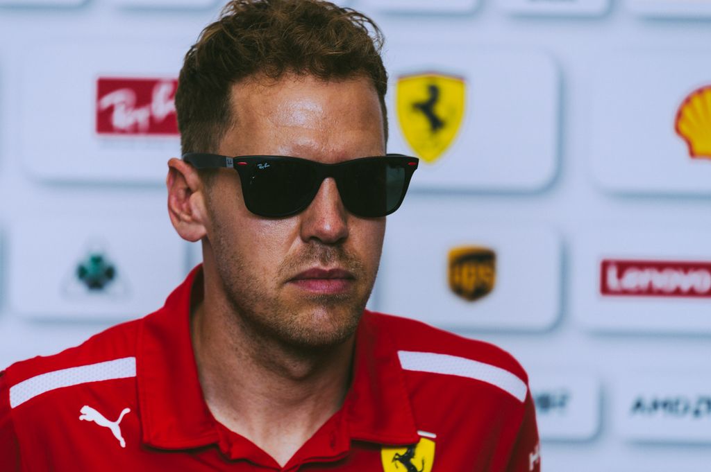 Előkészületek a Forma-1-es Bahreini Nagydíjra, Sebastian Vettel 