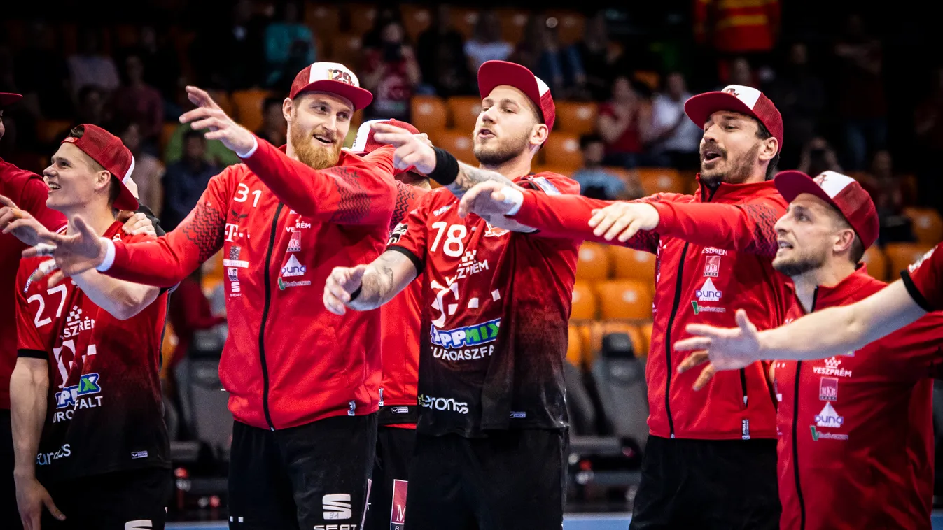 FEJÉR-B.Á.L. Veszprém - Telekom Veszprém, Magyar Kupa döntő, Győr, kézilabda Andreas Nilsson Blaz Blagotinsek Lékai Máté Gasper Marguc 