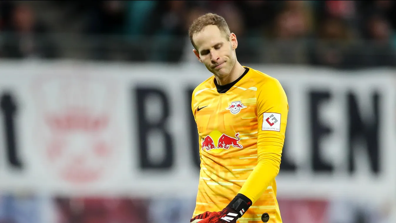 RB Leipzig - Borussia Mönchengladbach Sports soccer Bundesliga Single RBL Lawn ball sports Red Bull Arena Peter Gulacsi (RB Leipzig) 