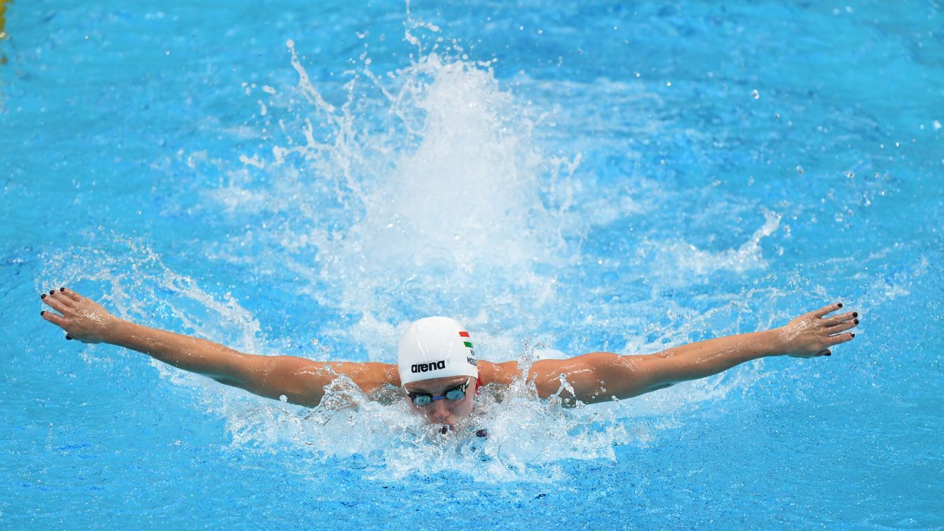 Úszás Vizes VB, FINA2017, női 400 méter vegyes, selejtező, Hosszú Katinka 