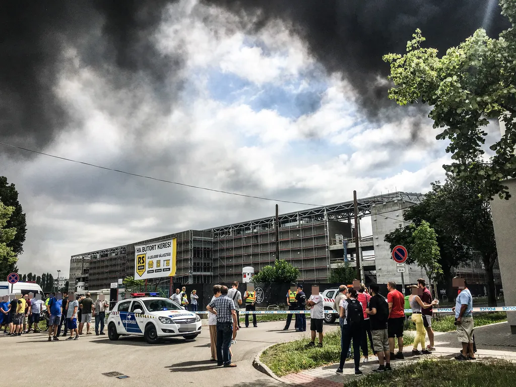 Tűz a 13. kerületben, Frangepán utca 