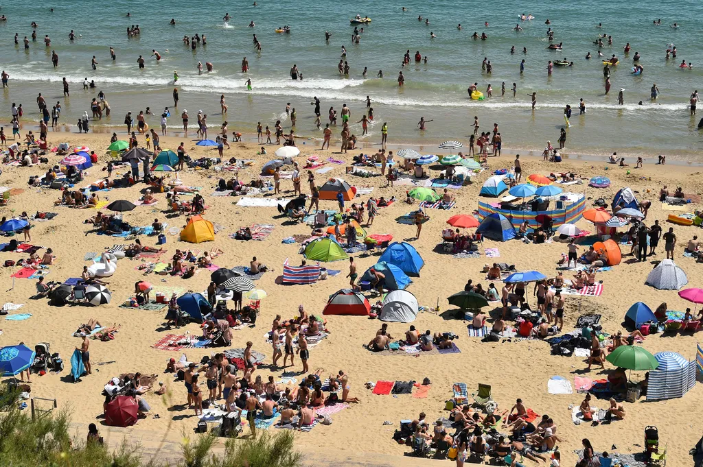 Bournemouth beach strand 