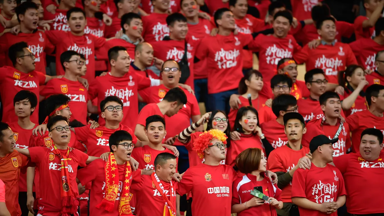 Wales competes against China during China Cup International Football Championship China Chinese Guangxi Nanning China Cup International Football Championship soccer 