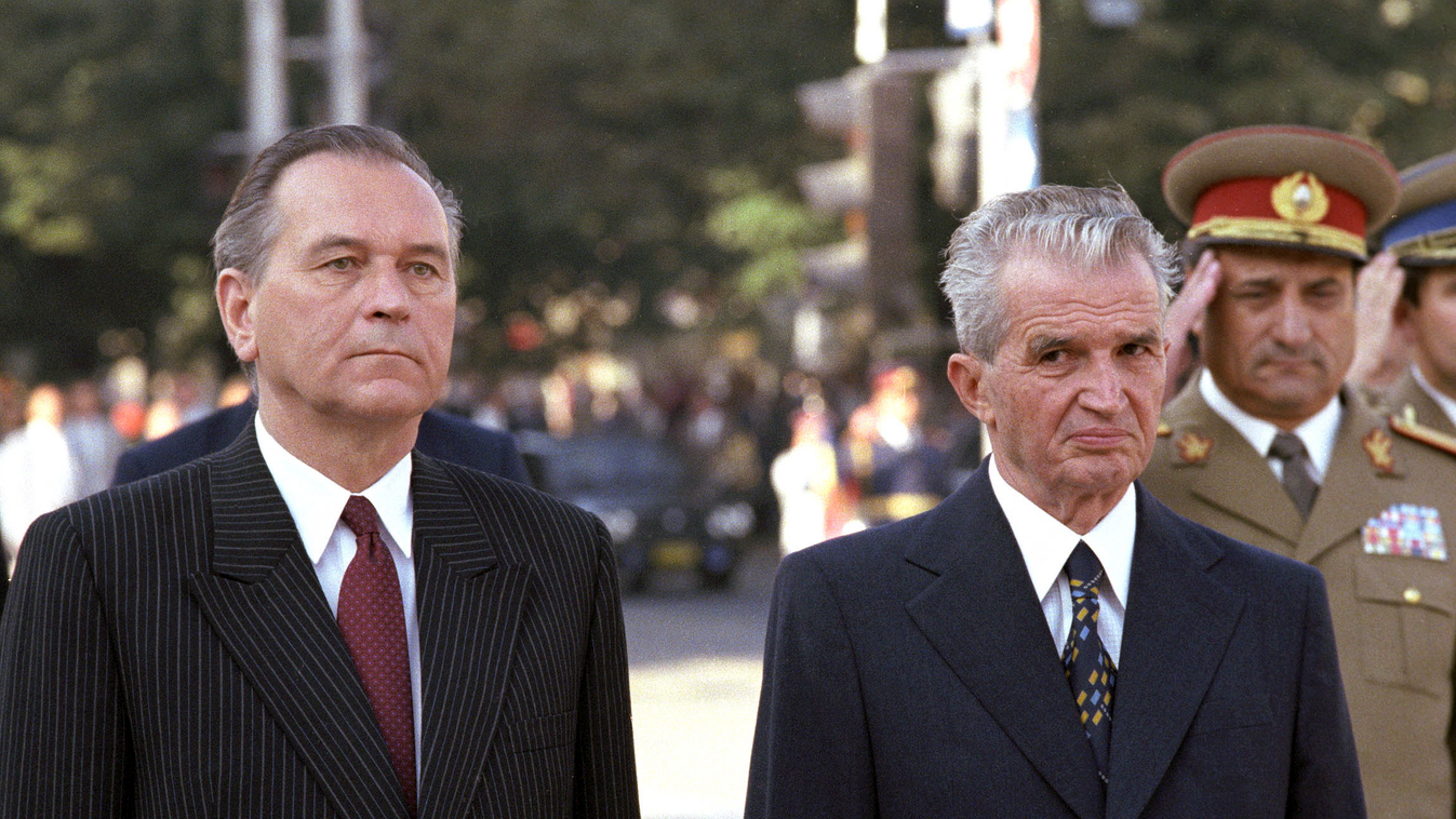 Grósz Károly; Ceausescu, Nicolae Személy Közéleti személyiség foglalkozása politikus Általános kulcsszó találkozó 