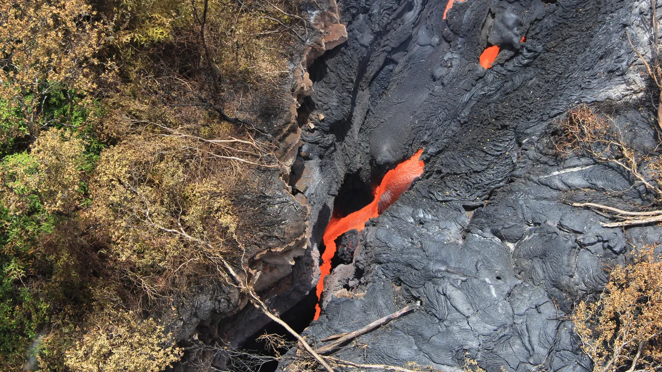 Hawaii, láva, vulkán, Kilauea 