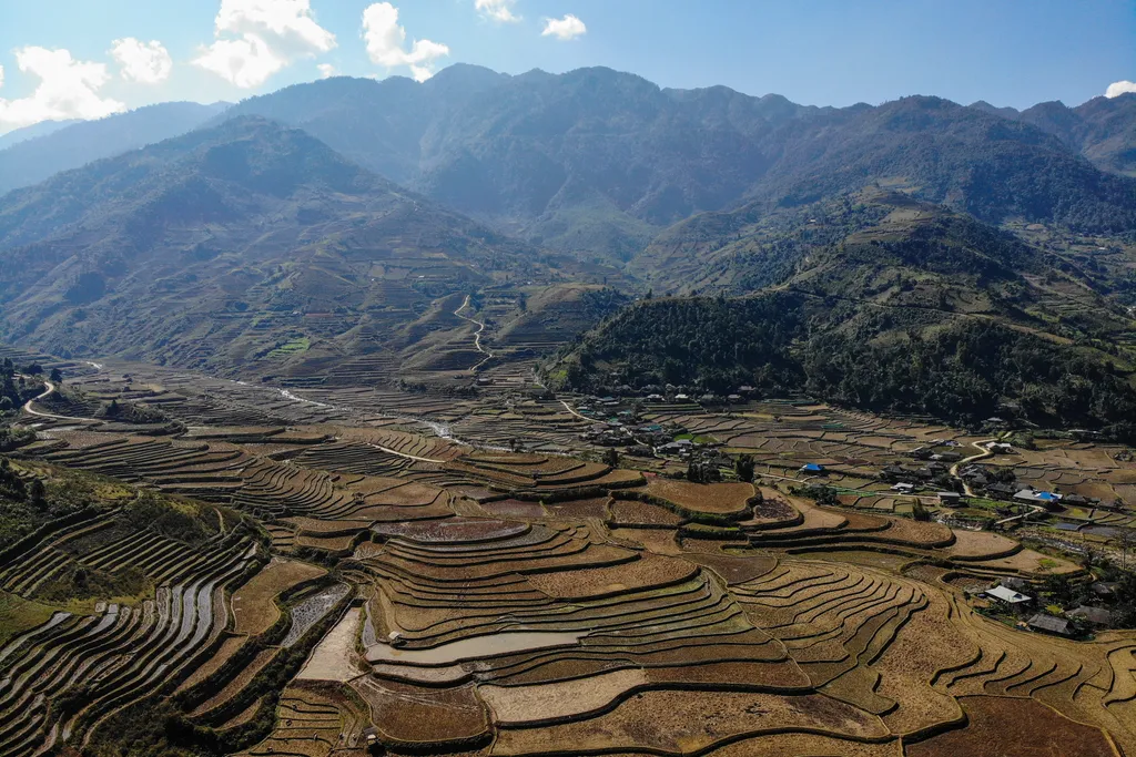 Lélegzetelállító képek a vietnámi rizsföldekről 