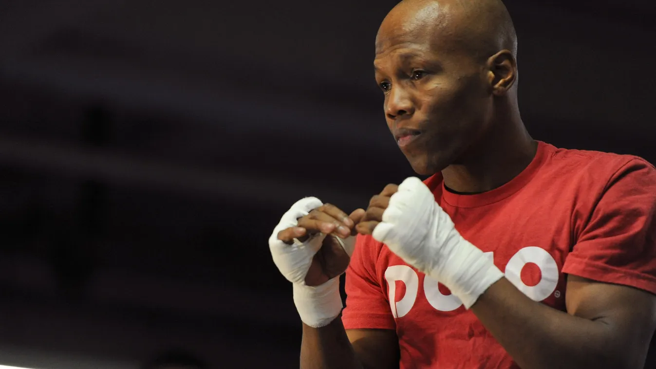 Zab Judah Open Workout GettyImageRank3 EVENT SPORT HORIZONTAL BOXING Working USA New York City Fighting Brooklyn - New York Sports Training Zab Judah Preparation Paul Malignaggi Borough - District Type Judah Brothers Gym 