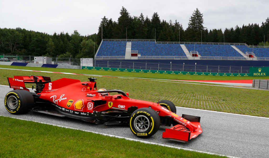 Forma-1, Osztrák Nagydíj, Sebastian Vettel, Ferrari 