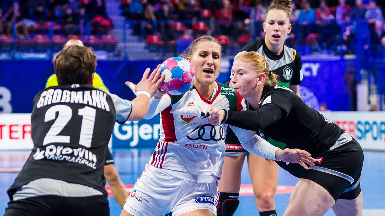 Handball EM: Hungary - Germany Sports HANDBALL SPO Sports photos 2018 Women EHF EM EUROPEAN CHAMPIONSHIP EUROPE Germany (German) National team International TEAM Germany 