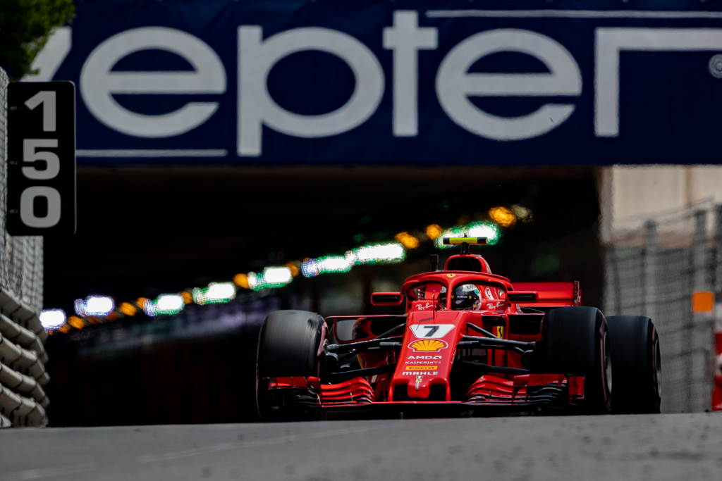 A Forma-1-es Monacói Nagydíj csütörtöki napja, Kimi Räikkönen, Ferrari 