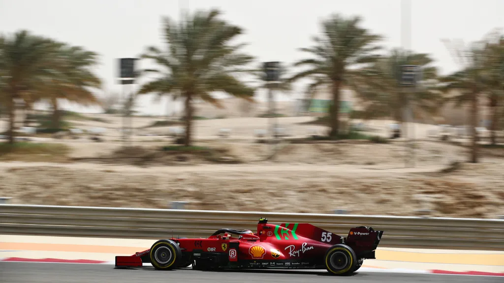 Forma-1, Carlos Sainz, Ferrari, Bahrein teszt 2. nap, 2021 