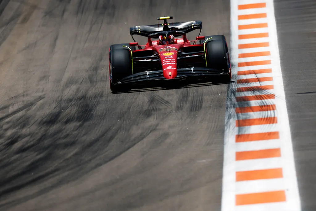 Forma-1, Carlos Sainz, Ferrari, Miami Nagydíj 2022, szombat 