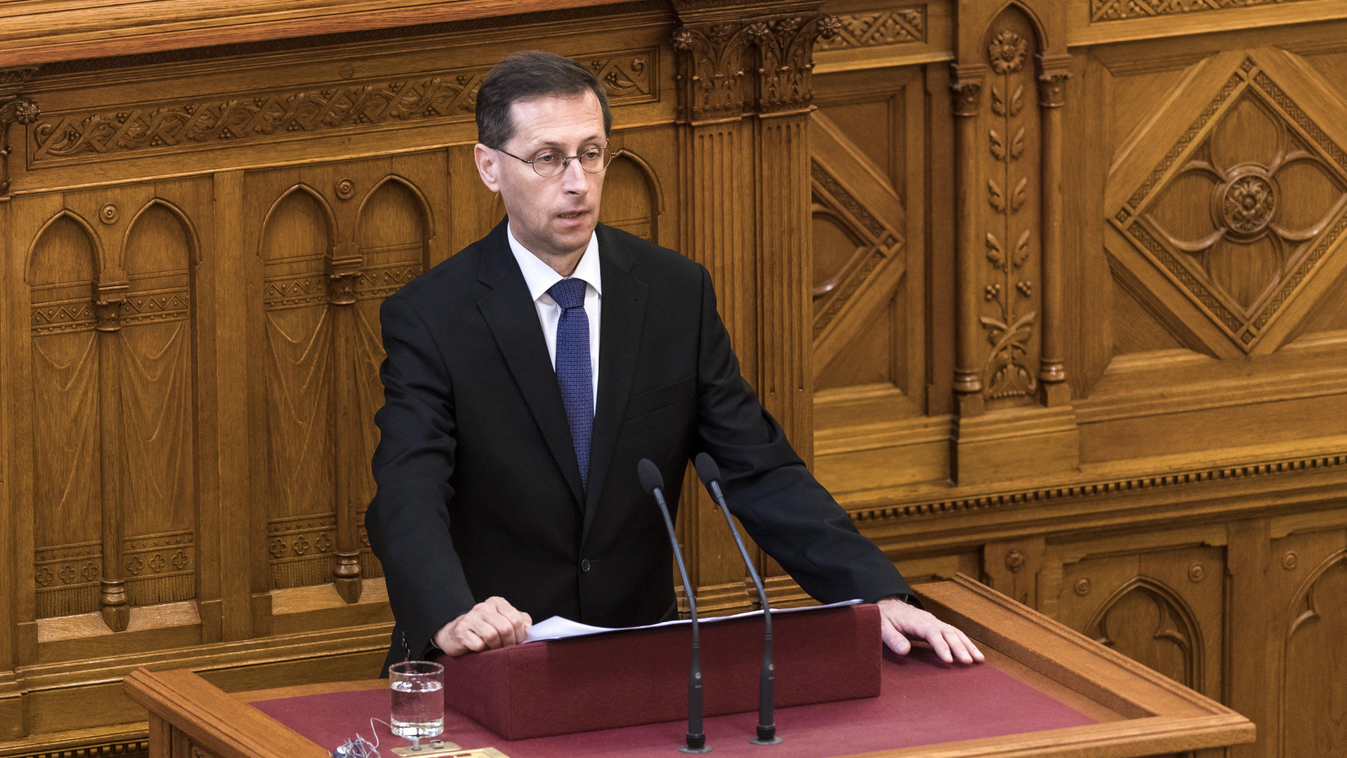 Varga Mihály nemzetgazdasági miniszter 2018-as költségvetésről szóló törvényjavaslat tárgyalásán az Országgyűlés plenáris ülésén 2017.05.17. 