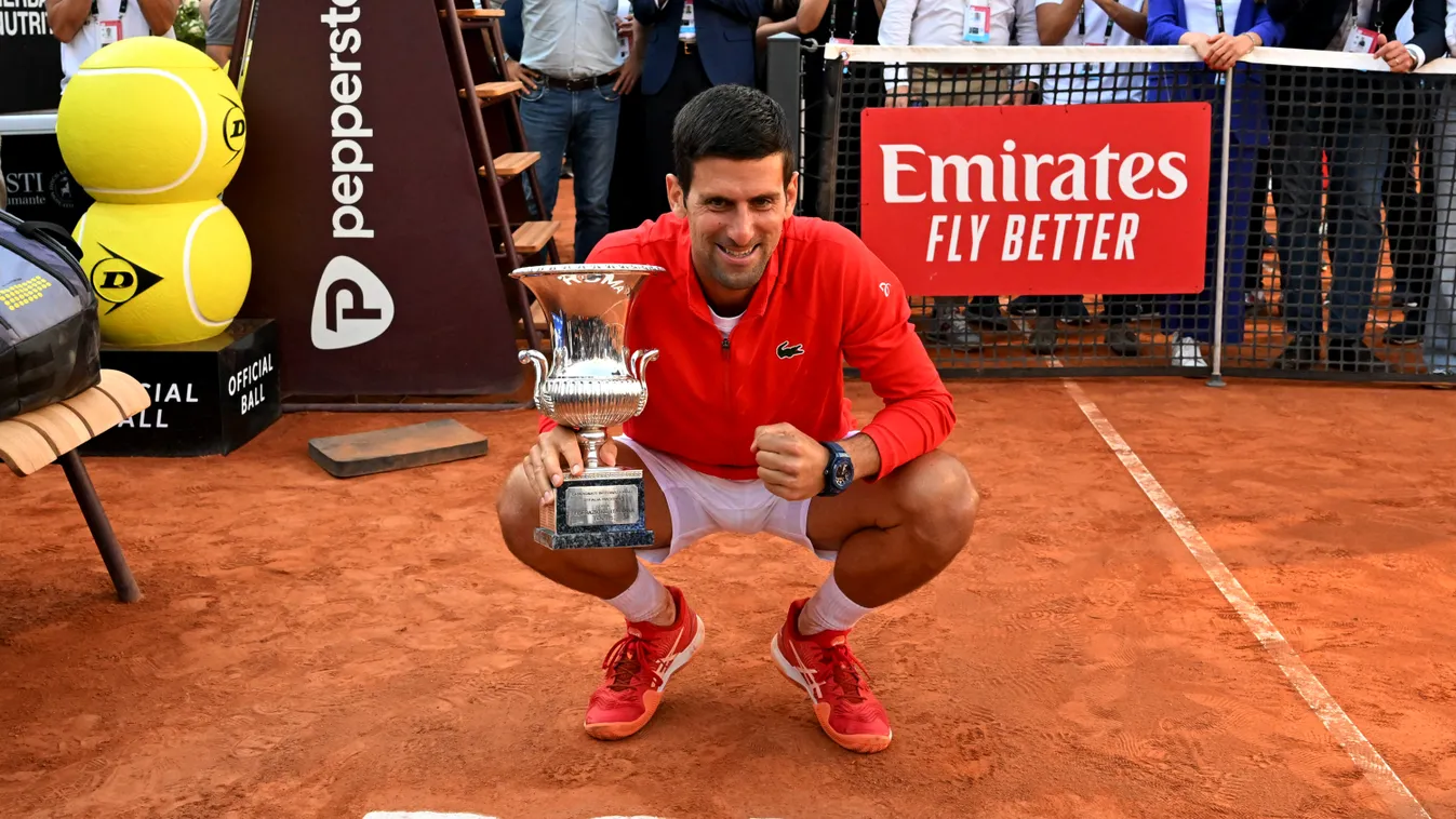tennis Horizontal, Novak Djokovic, Róma 