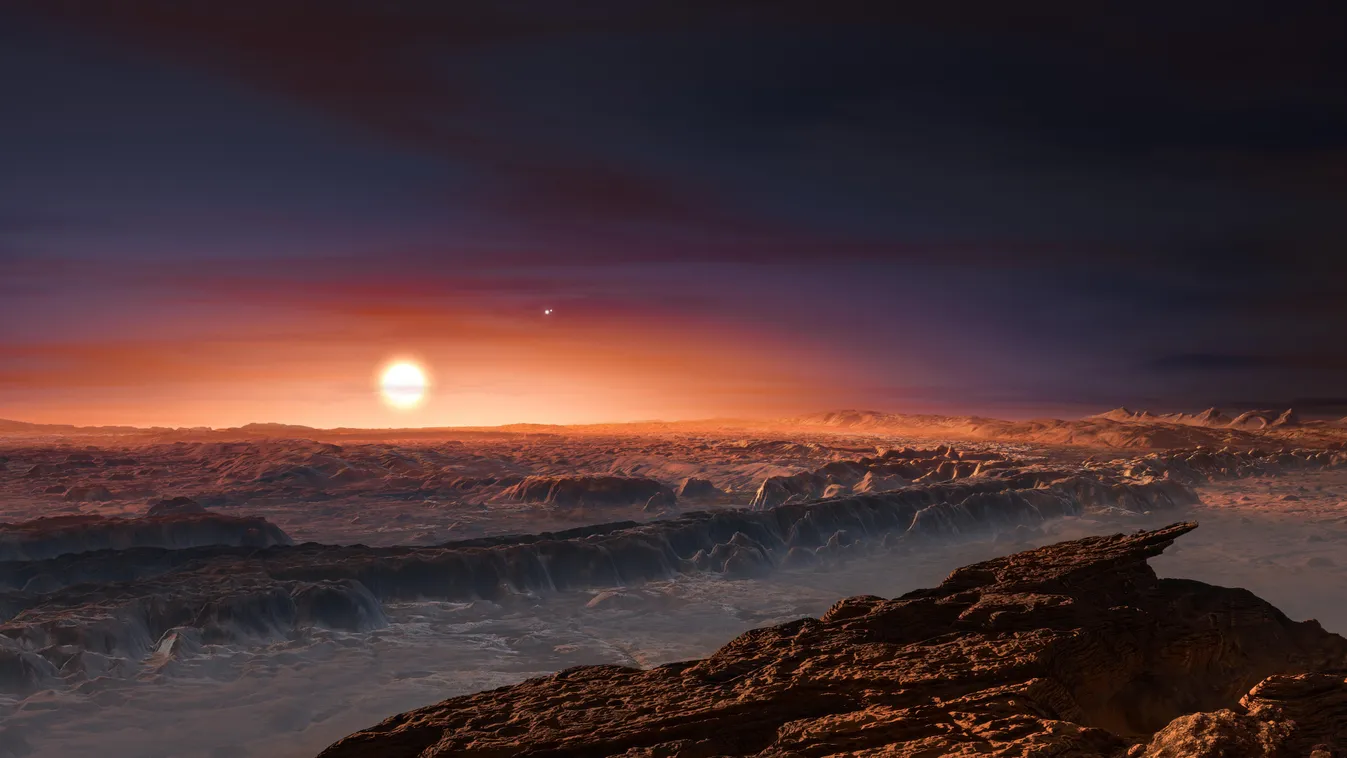 Fantáziaraj a Proxima Centauri b felszínéről 