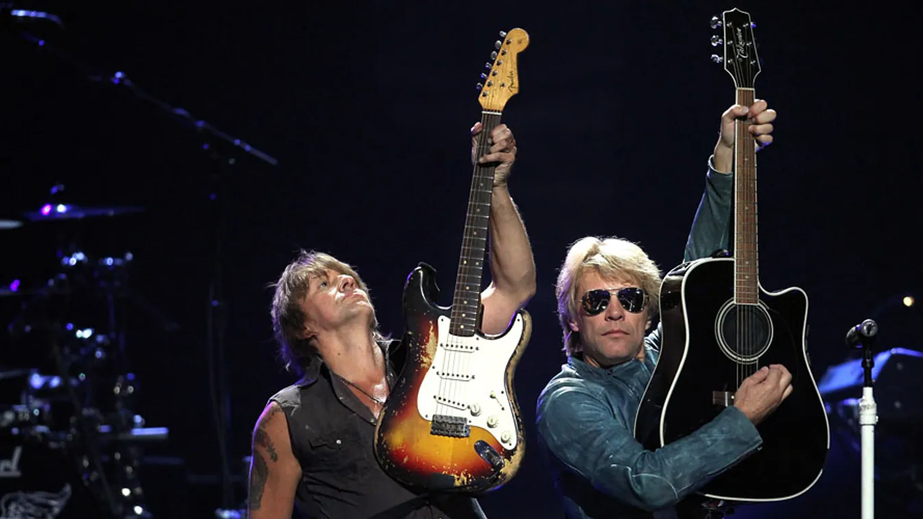 Richie Sambora és Jon Bon Jovi, az iHeartRadio Music Festivalon Las Vegasban, 2012