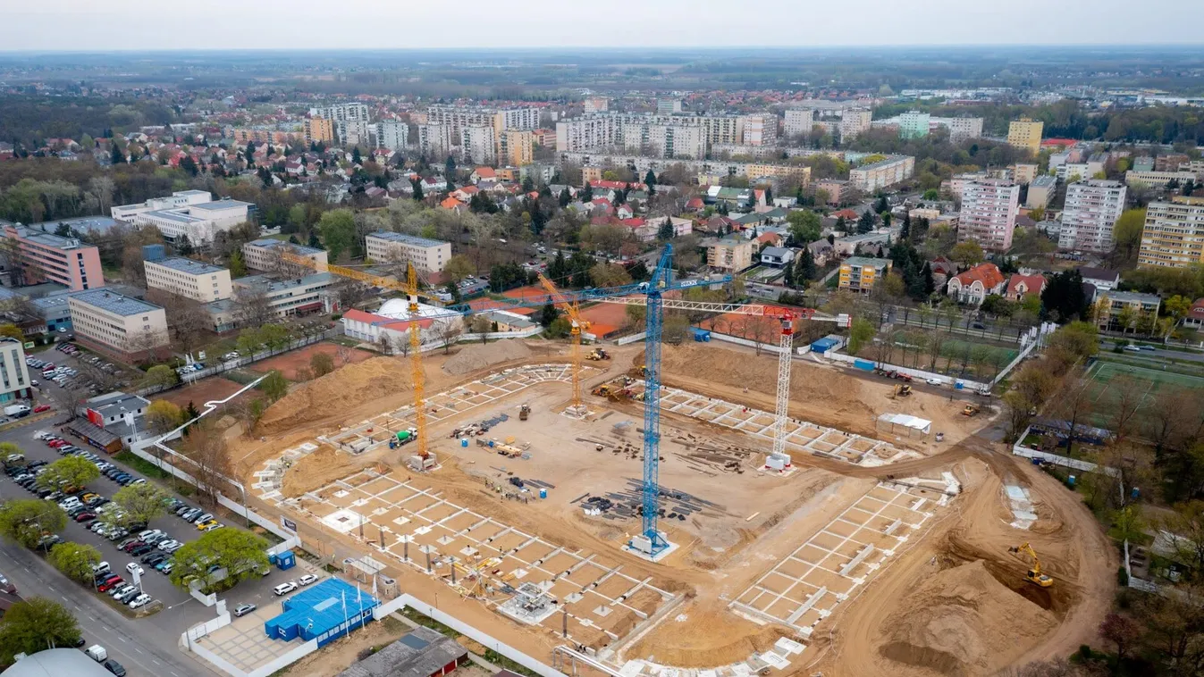 Az épülő nyíregyházi multifunkciós stadion 