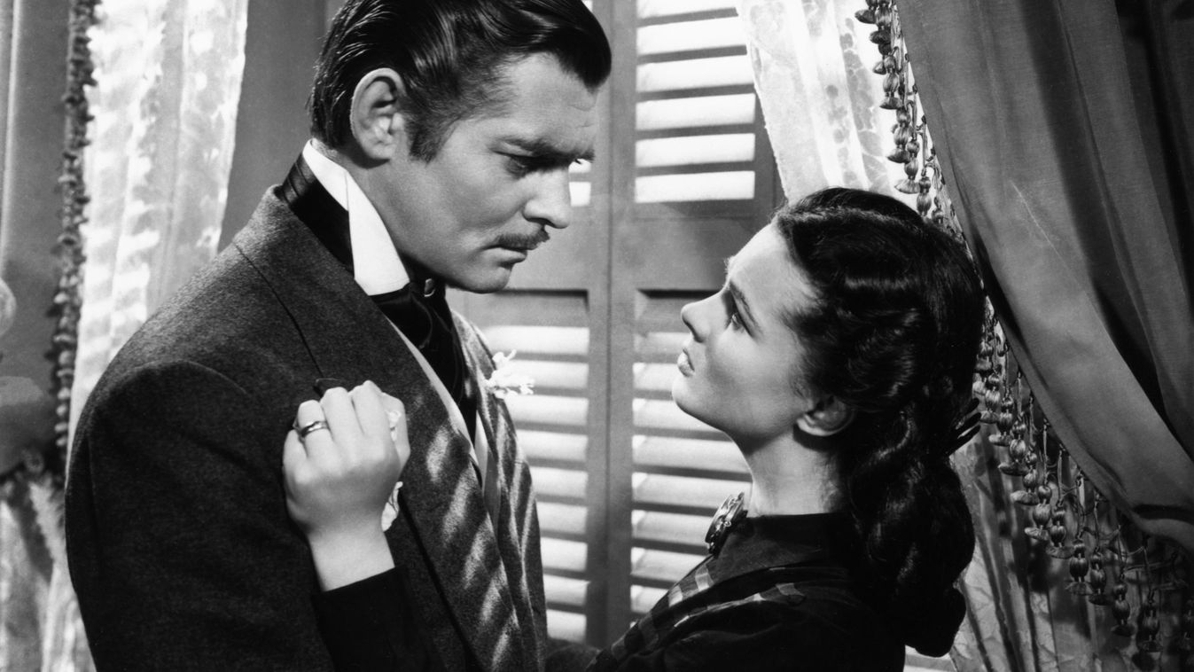 Gone with the Wind Cinema drama HISTORY romance 1860s 19th century MAN WOMAN couple ANGRY anger clenched fists Rhett Butler Scarlett O'Hara 