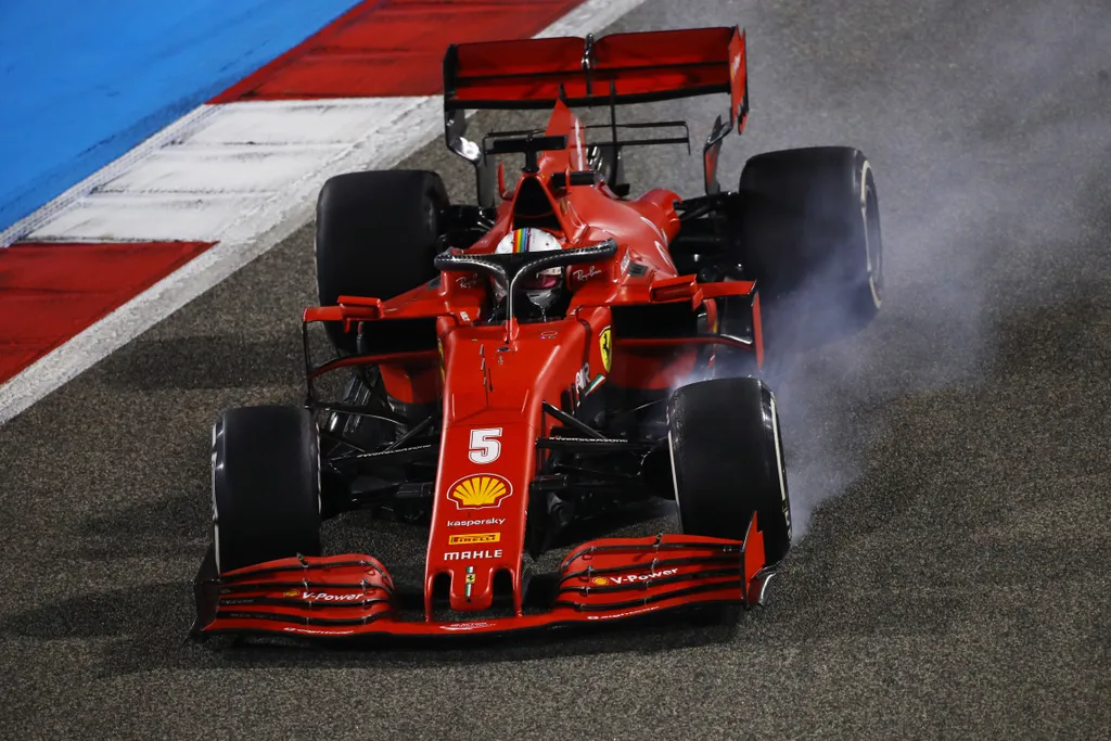 Forma-1, Bahreini Nagydíj, Sebastian Vettel, Ferrari 