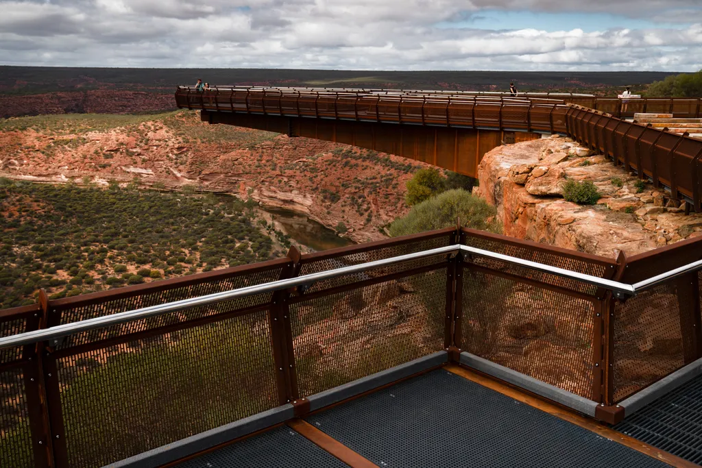 Kalbarri, Skywalk, Ausztrália, kilátó, 