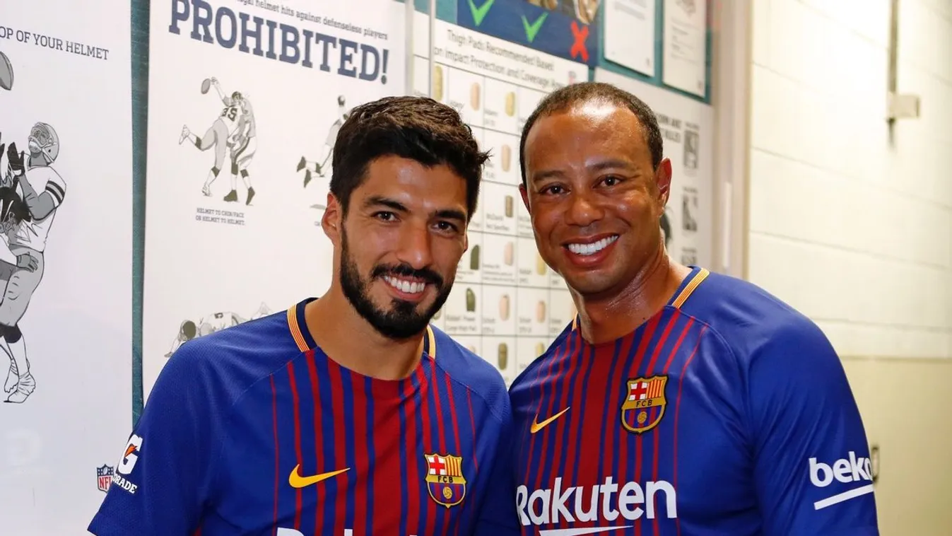 Suárez, Tiger Woods 