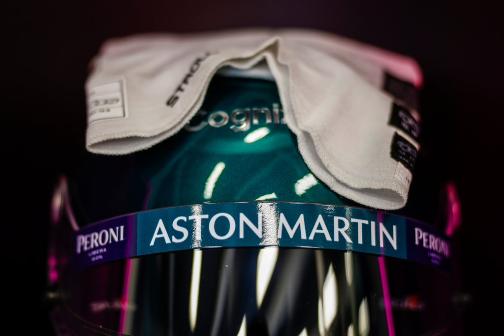 Forma-1, Lance Stroll, Aston Martin F1 Team, Silverstone filmforgatás 