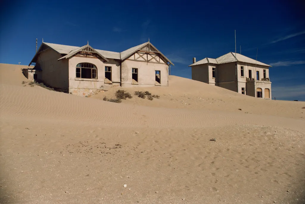 Kolmanskop, szellem, város, bányász, afrika, Namíbia, Namib-sivatag 