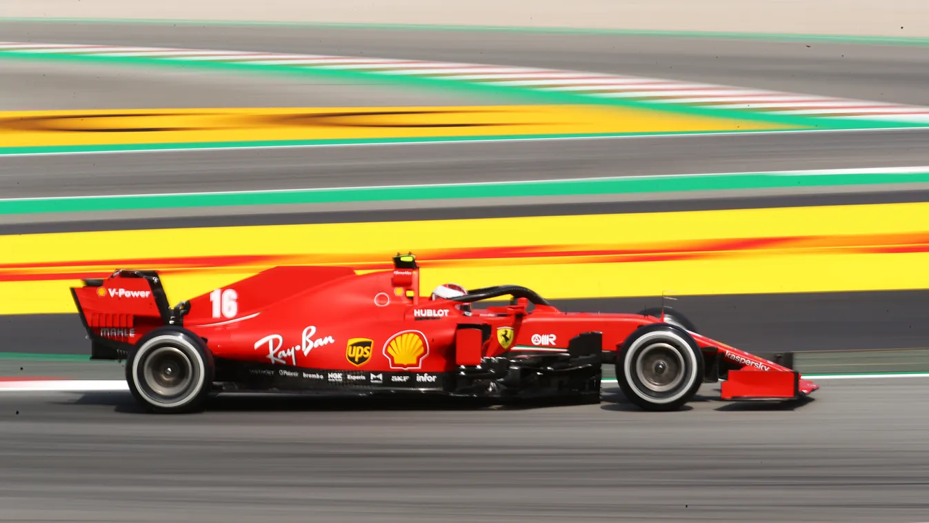 Forma-1, Charles Leclerc, Ferrari, Spanyol Nagydíj, 2020 péntek 