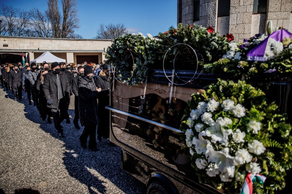 Csollány Szilveszter temetése 