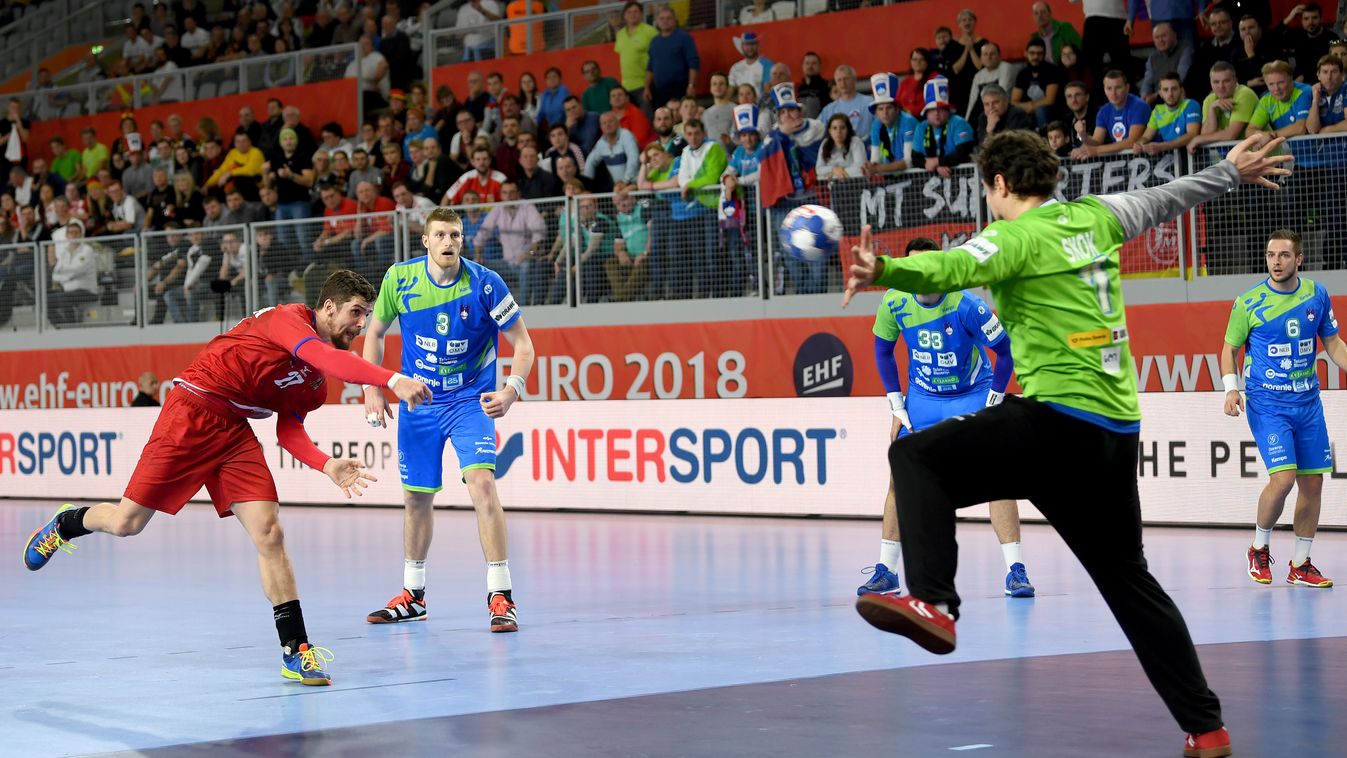 European Handball Championship: Slovenia vs. Czech Republic Sports HANDBALL Czech Republic slovenia EUROPEAN CHAMPIONSHIP 