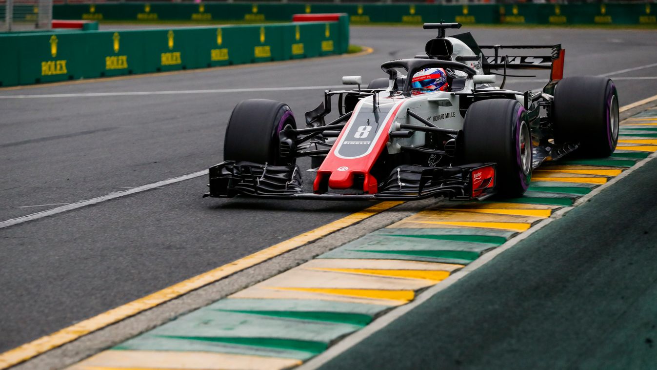 A Forma-1-es Ausztrál Nagydíj szombati napja, Romain Grosjean, Haas F1 Team 