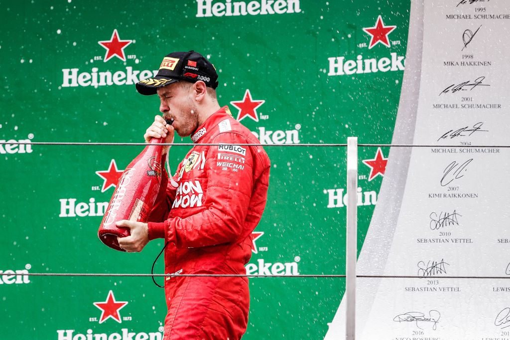 Forma-1, Sebastian Vettel, Kínai Nagydíj 2019 dobogó 