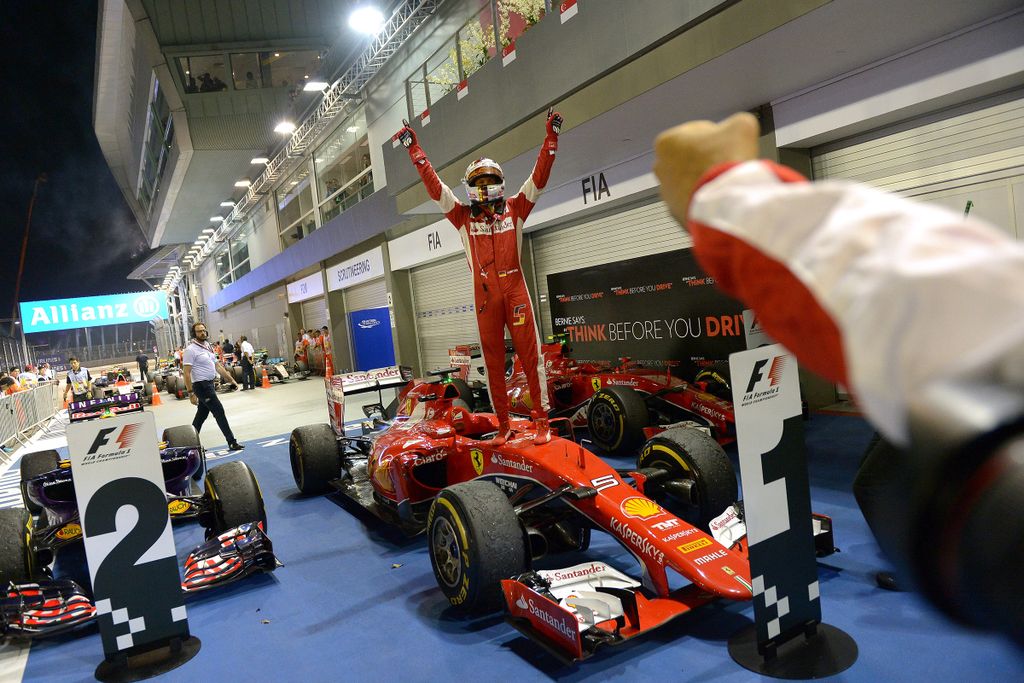 Forma-1, Sebastian Vettel, Ferrari, Szingapúri Nagydíj 