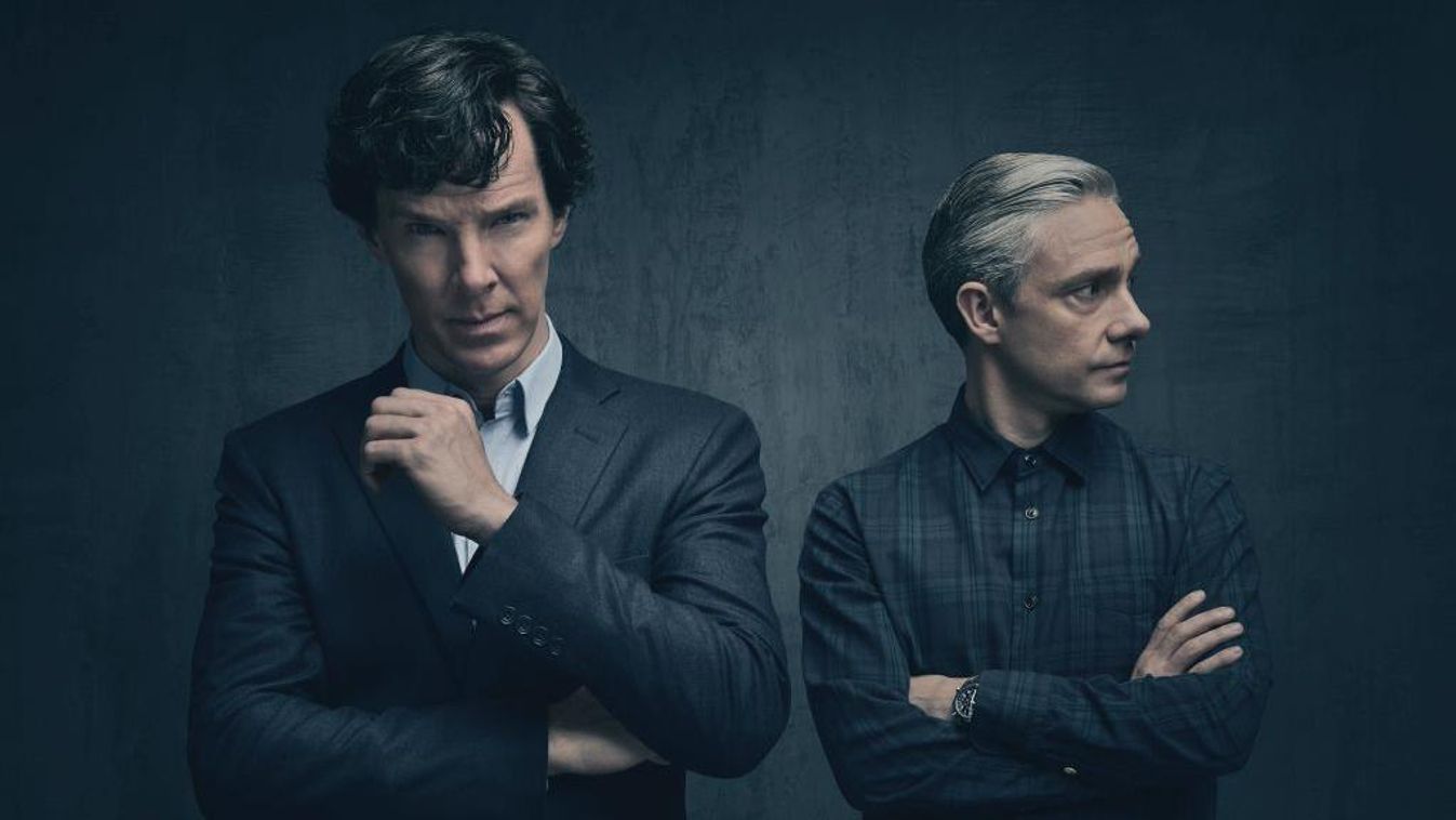 Sherlock (series 4) Picture shows: Sherlock Holmes (BENEDICT CUMBERBATCH) and John Watson (MARTIN FREEMAN) 