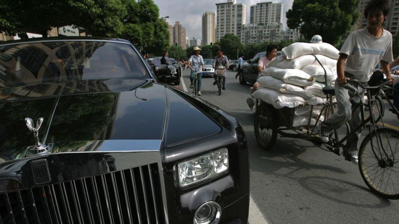 Kína gazdaság luxus vagyon millió milliárd Rolls Royce 