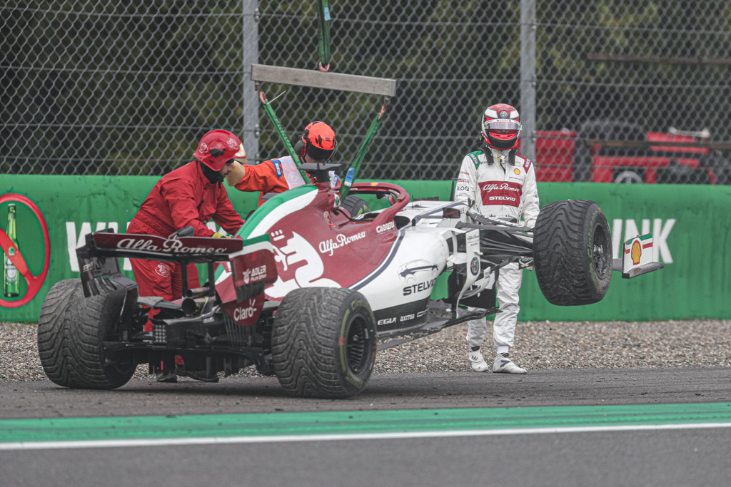 Forma-1, Olasz Nagydíj, péntek, Räikkönen, Alfa Romeo 