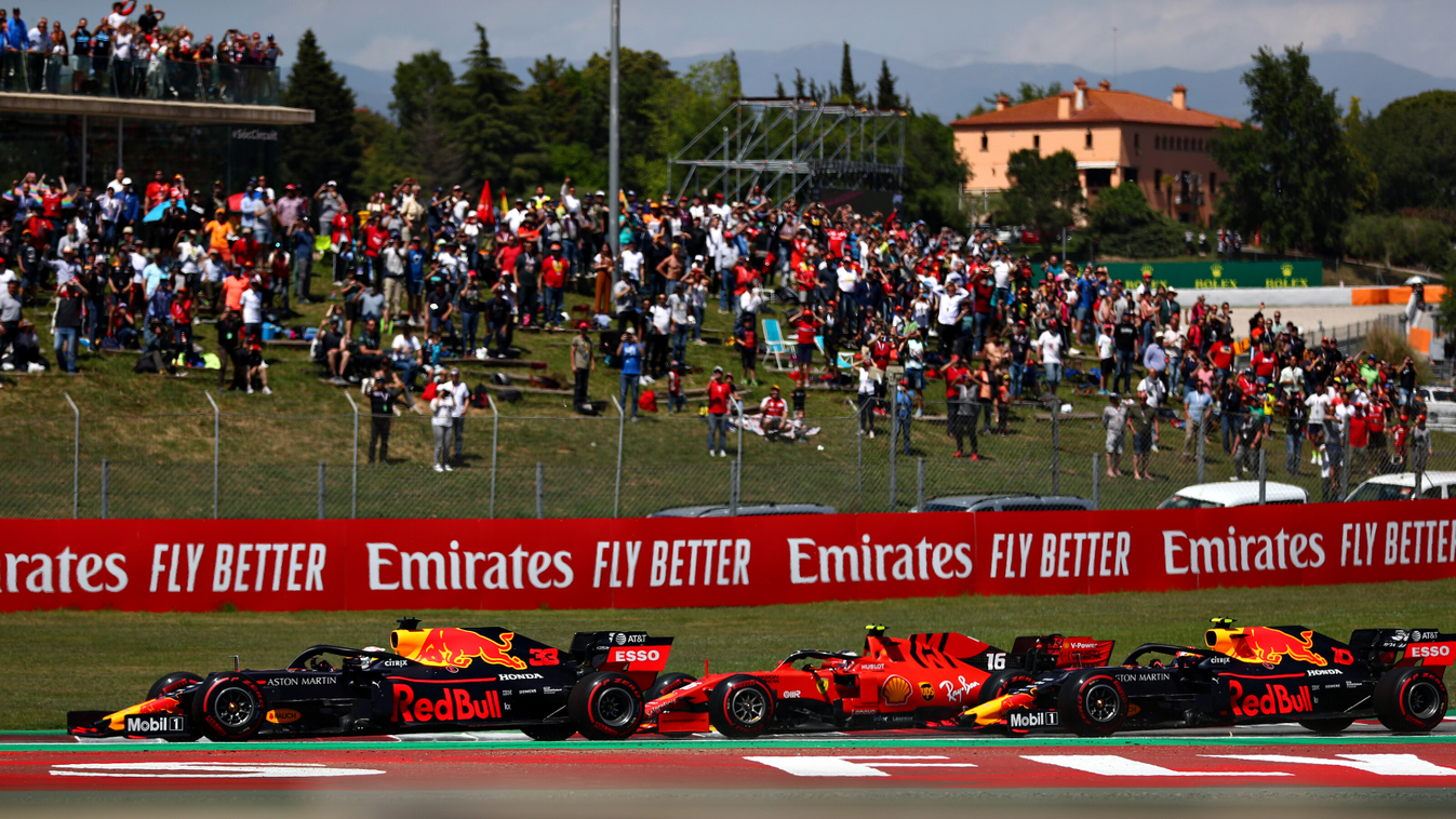 Forma-1, Spanyol Nagydíj, Red Bull Racing, Max Verstappen, Sebastian Vettel, Scuderia Ferrari 
