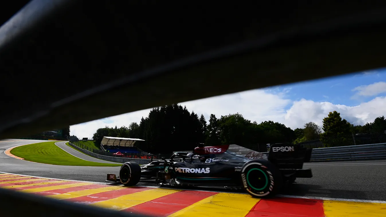 Forma-1, Lewis Hamilton, Mercedes, Belga Nagydíj 2021, péntek 