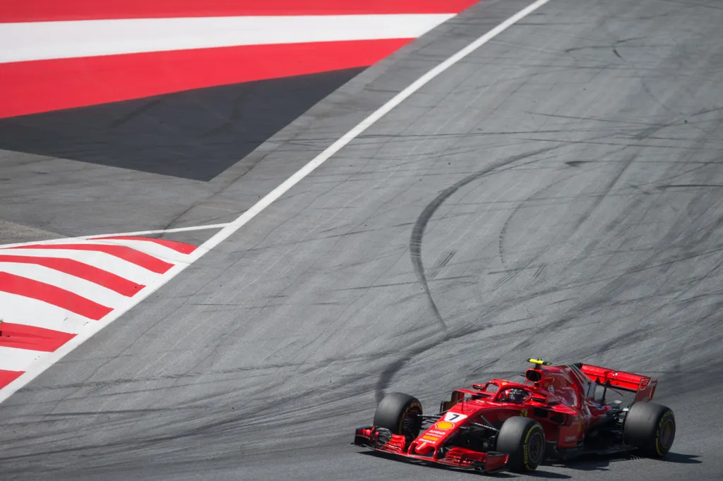A Forma-1-es Osztrák Nagydíj, Kimi Räikkönen, Ferrari 