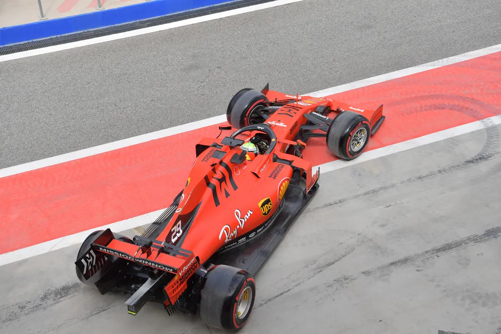 Forma-1, teszt, Bahrein, Mick Schumacher, Scuderia Ferrari 