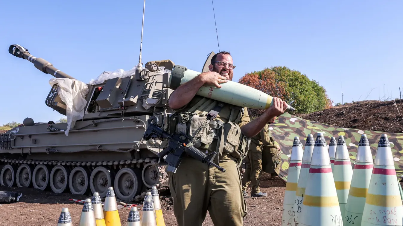 izraeli háború, orosz ukrán háború, fegyverszállítás ukrajnába, tüzérségi löveg, lőszer 